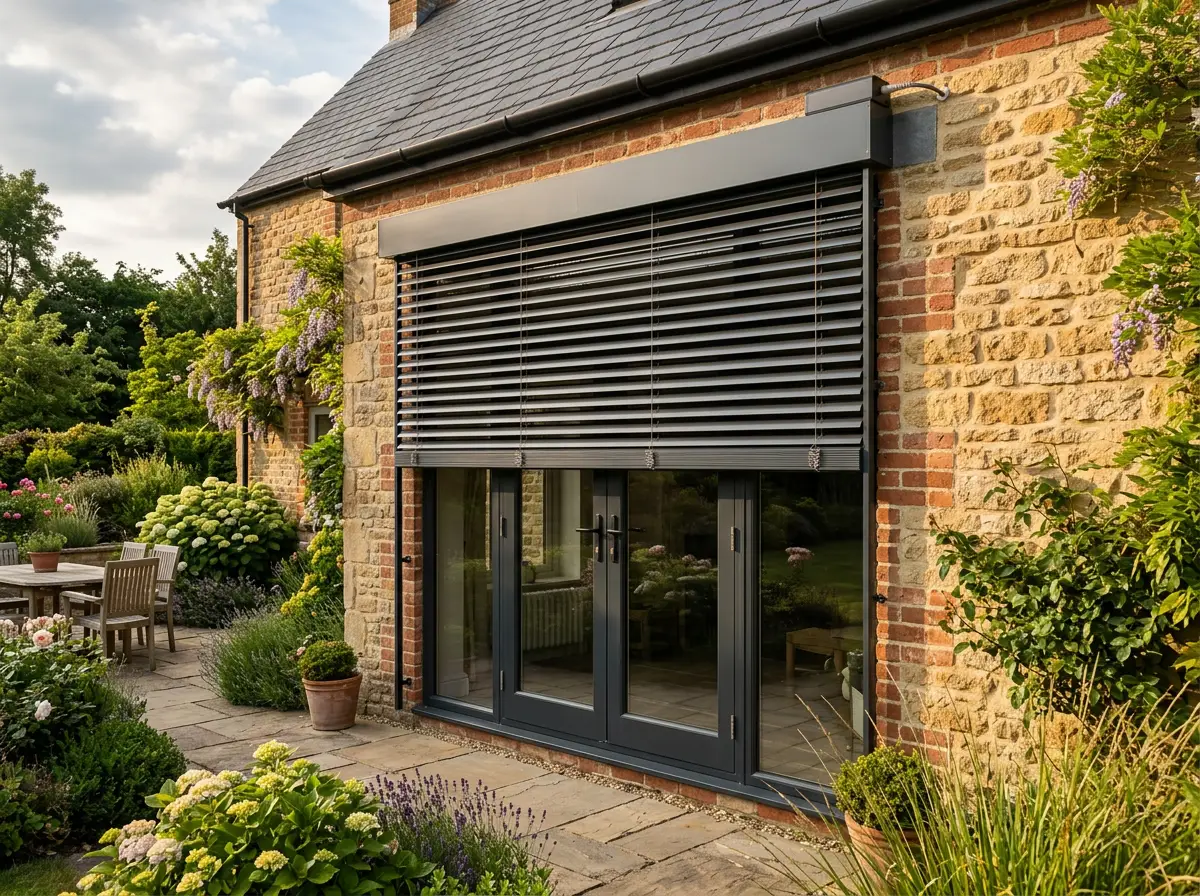 External Venetians fitted in a Broadacres home