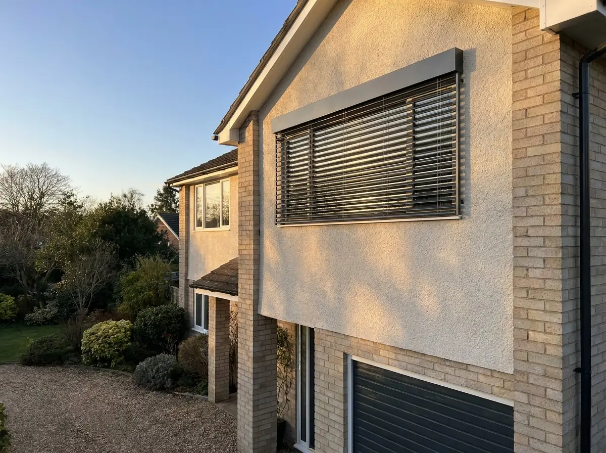 External Venetians fitted in a Broadacres home