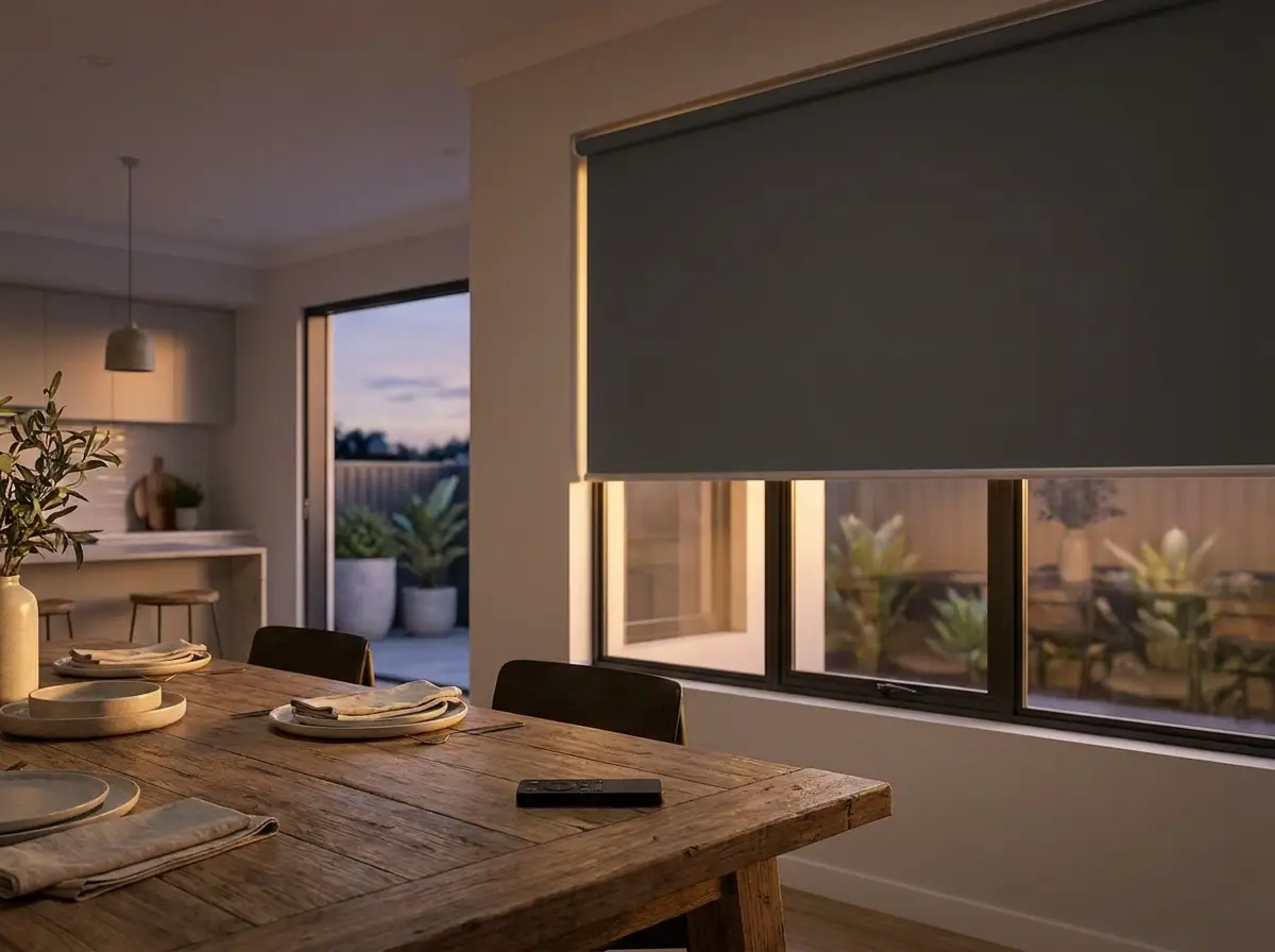 Motorised Automation fitted in a Broadacres home